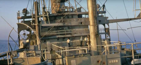 USS Liberty deck